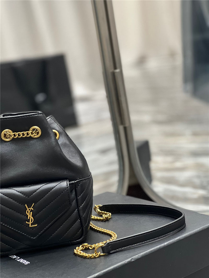 YSL JOE MINI BACKPACK IN Lambskin Black High