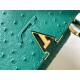 Louis Vuitton Capucines BB Ostrich leather M95393/M48865 Green High