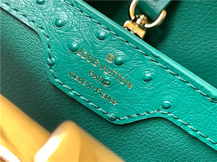 Louis Vuitton Capucines BB Ostrich leather M95393/M48865 Green High