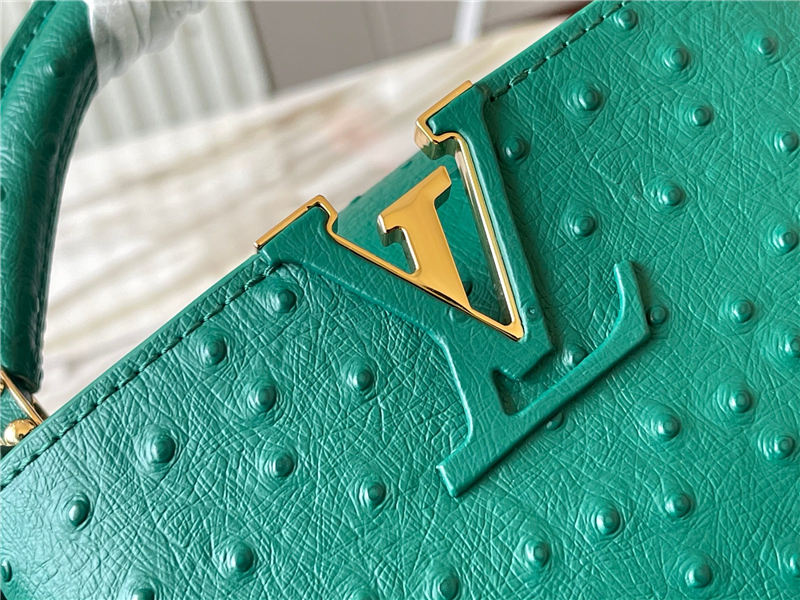 Louis Vuitton Capucines Mini Ostrich leather M95393/M48865 Green High