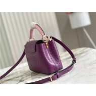 Louis Vuitton Capucines Mini Ostrich leather M95393/M48865 Purple High