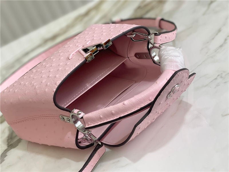 Louis Vuitton Capucines Mini Ostrich leather M95393/M48865 Pink High