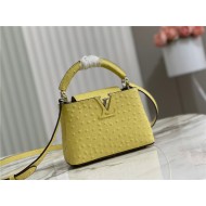 Louis Vuitton Capucines Mini Ostrich leather M95393/M48865 Lemon High