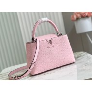 Louis Vuitton Capucines MM Ostrich leather M95393/M48865 Pink High