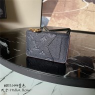 Louis Vuitton Romy Card Holder Monogram Empreinte M82044 Navy High