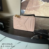 Louis Vuitton Romy Card Holder Monogram Empreinte M82044 Beige High