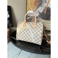 Louis Vuitton Speedy Bandoulière 25 Bag Damier Azur N40473 High