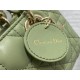 LADY D-JOY BAG MICRO Cannage Lambskin Green High