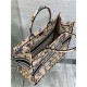 LARGE Dior BOOK TOTE Dior Petites Fleurs Embroidery Natural High