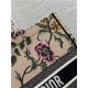 LARGE Dior BOOK TOTE Dior Petites Fleurs Embroidery Natural High