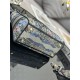 MEDIUM LADY D-LITE BAG Dior Jardin Magique Embroidery Denim High