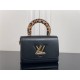 Louis Vuitton TWIST MM Epi Leather M58568 Black High