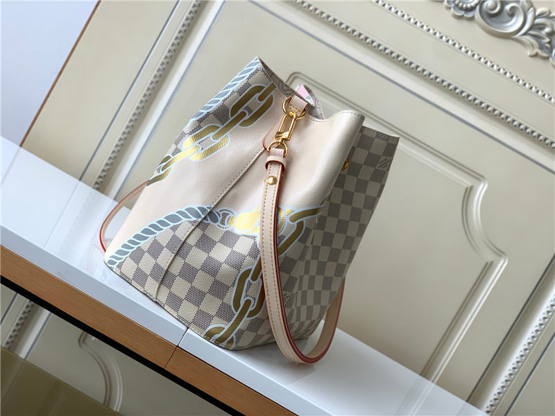 Louis Vuitton NÉONOÉ MM BAG Damier Azur Blue N40474 High