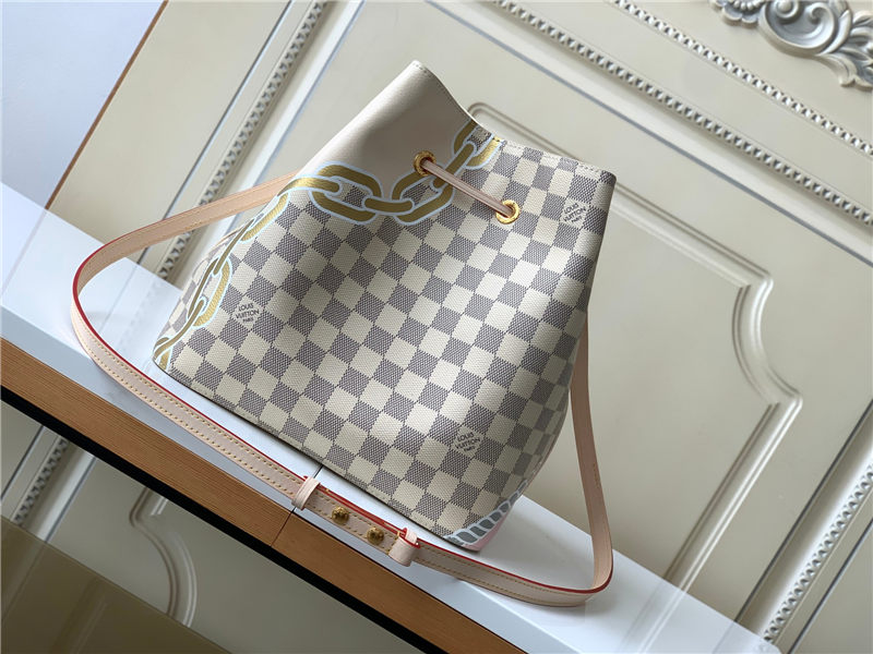 Louis Vuitton NÉONOÉ MM BAG Damier Azur Blue N40474 High