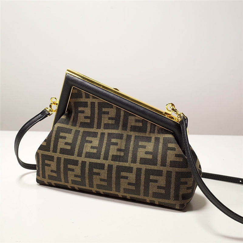 Fendi FIRST SMALL Fabric bag Black High