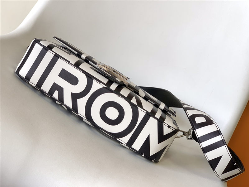 BAGUETTE leather bag printed Roma High