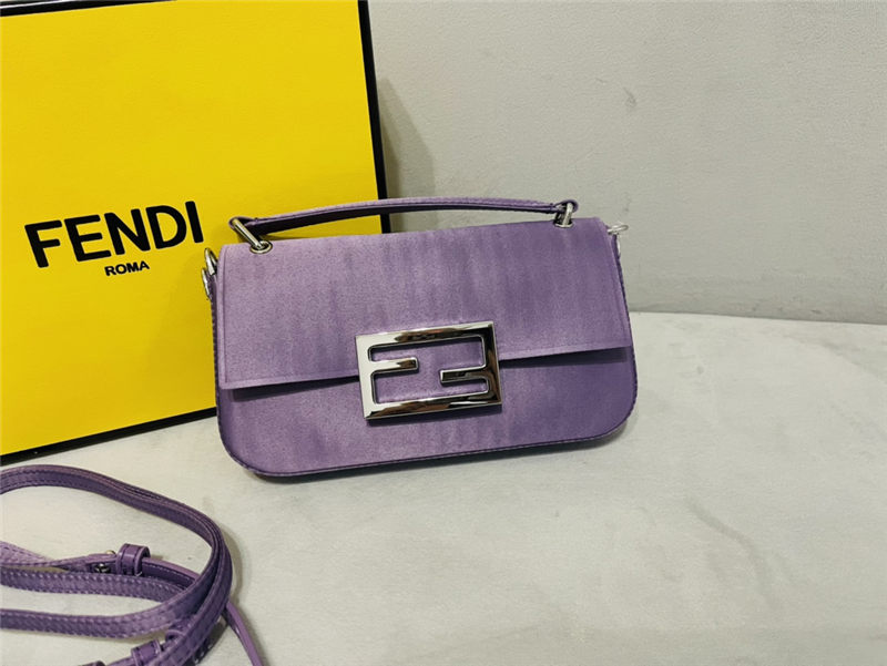 Fendi BAGUETTE Phone Holder bag Purple High