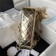 Chanel BACKPACK & STAR COIN PURSE AS4649 Mirror Calfskin, Metallic Calfskin & Gold-Tone Metal Gold A