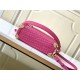 Louis Vuitton SIDE TRUNK Monogram Empreinte M46358 Fuchsia High