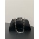 Peekaboo Cut Medium leather bag Black High