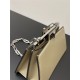 Peekaboo Cut Petite leather bag Beige High