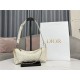 DIOR CLUB BAG Cannage Lambskin White High