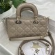 LADY D-JOY BAG SMALL Cannage Lambskin High