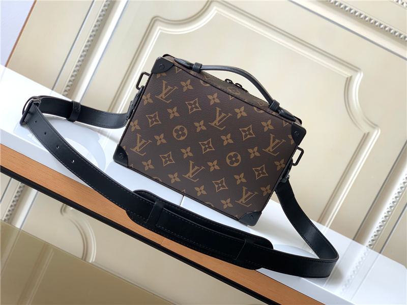 Louis Vuitton Handle Soft Trunk Monogram Macassar coated canvas M45935 Black High