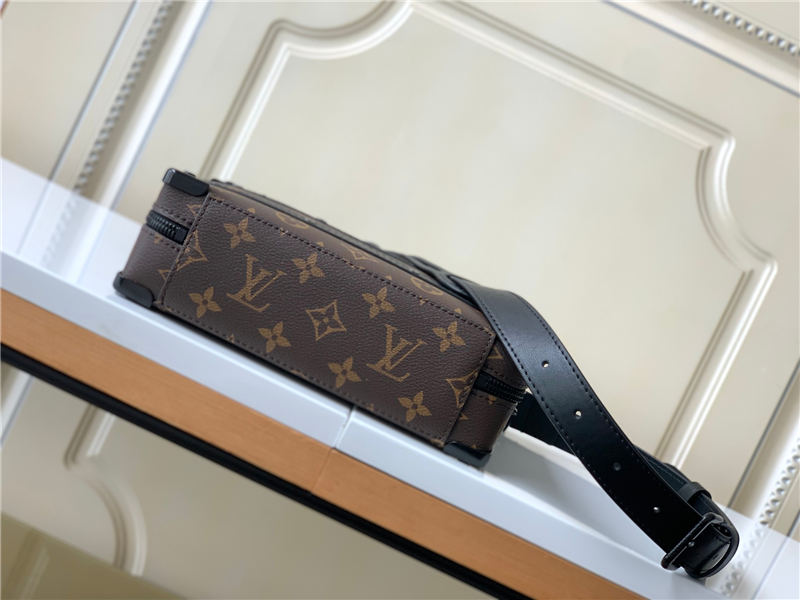 Louis Vuitton Handle Soft Trunk Monogram Macassar coated canvas M45935 Black High