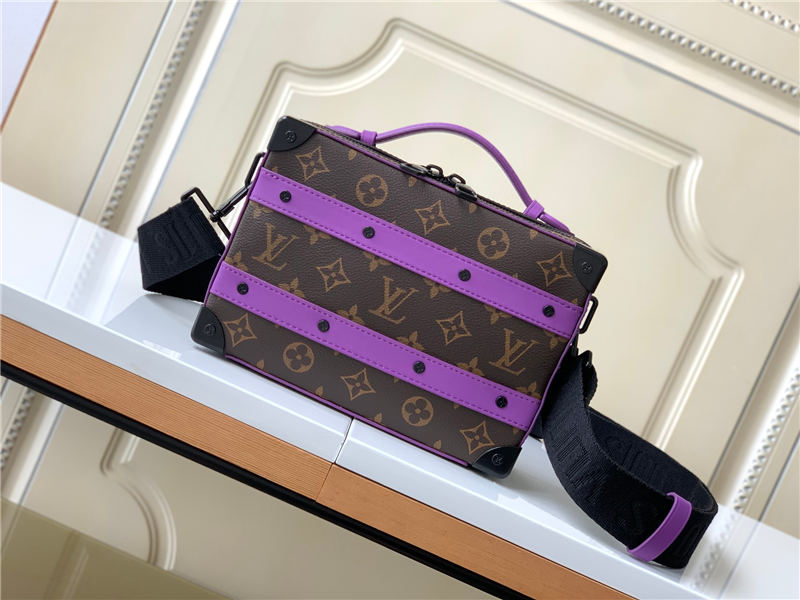 Louis Vuitton Handle Soft Trunk Monogram Macassar coated canvas M45935 Purple High