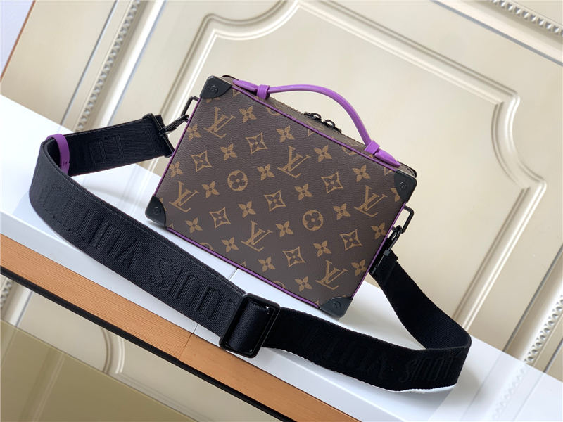 Louis Vuitton Handle Soft Trunk Monogram Macassar coated canvas M45935 Purple High