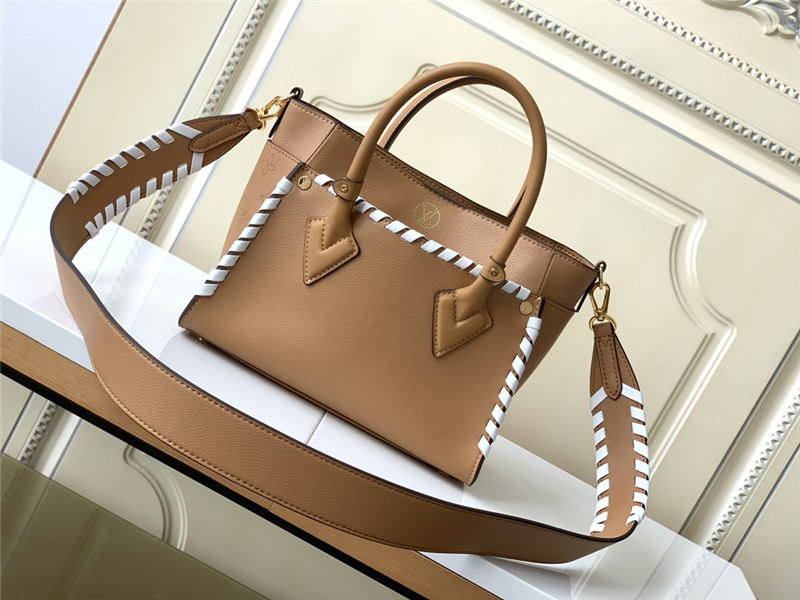 Louis Vuitton ON MY SIDE PM Calf leather and perforated calf leather M21585 Arizona Brown High