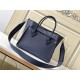 Louis Vuitton ON MY SIDE MM Calf leather and perforated calf leather M21569 Navy Blue High