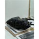 DIOR AMMI SMALL BAG Supple Macrocannage Lambskin Black High