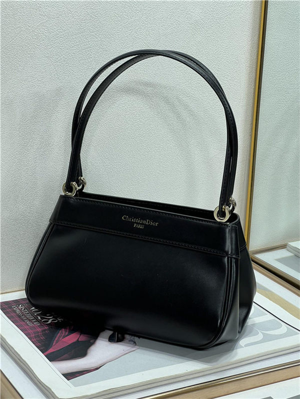 DIOR KEY SMALL BAG Box Calfskin Black High