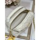 DIOR CARO D-COSY MINI BAG Supple Cannage Calfskin White High