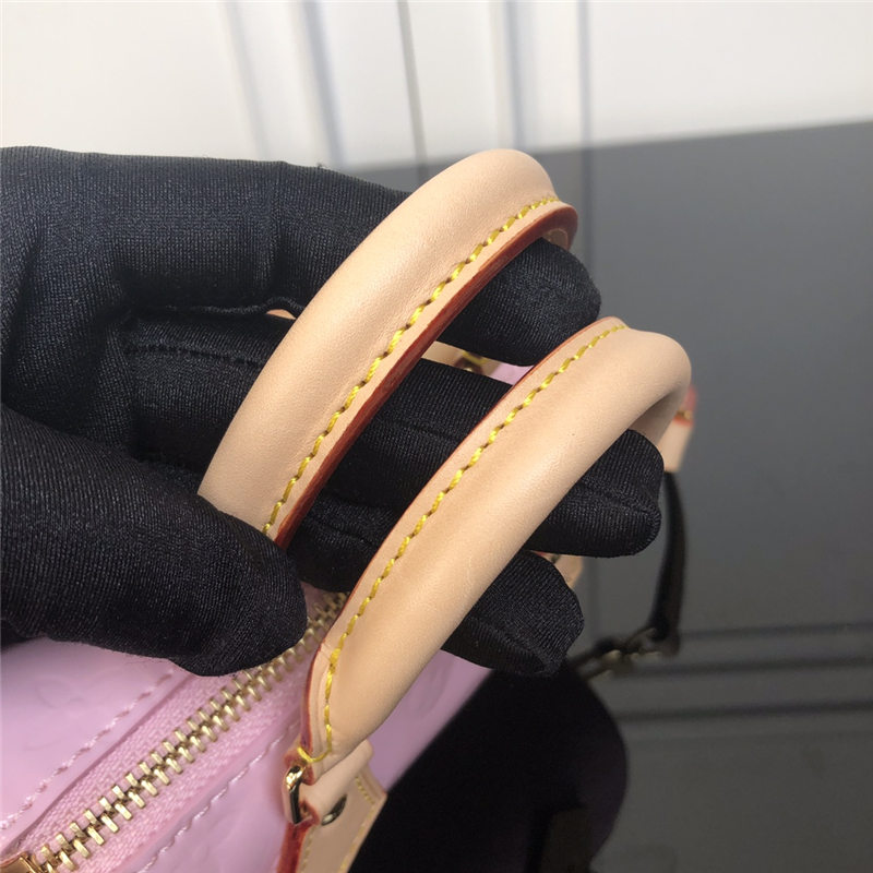 Louis Vuitton Nano Speedy Bag Monogram Vernis Calfskin High