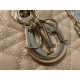 LADY D-JOY BAG MEDIUM Patent Cannage Calfskin Nude Pink High