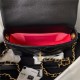 Chanel MINI FLAP BAG WITH TOP HANDLE AS3886 Shiny Calfskin & Gold-Tone Metal Black A