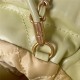 Chanel 22 MINI HANDBAG Shiny Calfskin Light Yellow Pearl & Gold-Tone Metal AS3980 High