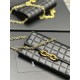 LE MAILLON CHAIN WALLET IN QUILTED LAMBSKIN High