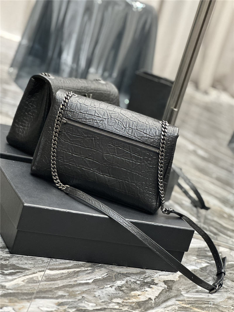 YSL West Hollywood Large Crocodile High