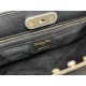 DIOR KEY MEDIUM BAG Box Calfskin Black High