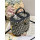 MEDIUM CD SIGNATURE VANITY CASE Dior Oblique Jacquard with Embossed CD Signature High