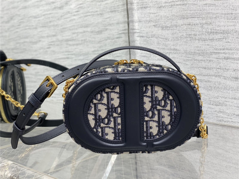 CD SIGNATURE OVAL CAMERA BAG Dior Oblique Jacquard High