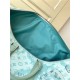 Louis Vuitton Keepall Bandoulière 50 Monogram Aquagarden coated canvas Crystal Blue M22570 High