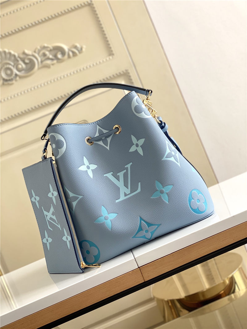 Louis Vuitton NÉONOÉ MM BAG Monogram Empreinte M45555/M45497 Blue High