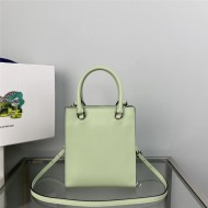 Small Saffiano leather handbag 1BA333 Green High