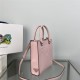 Small Saffiano leather handbag 1BA333 Pink High