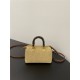 Fendi By The Way Mini Boston bag Straw Natural High